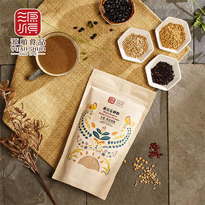 黑豆五穀粉(無糖)(500g/袋，共2袋)