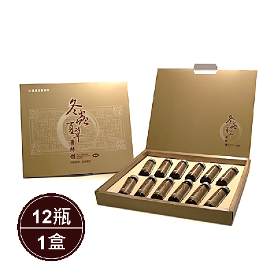 冬蟲夏草菌絲體純液禮盒(20ml*12瓶/盒)