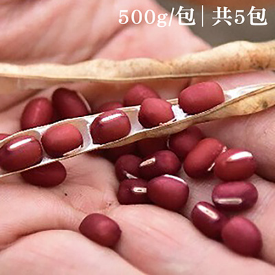 產銷履歷專區契作 美濃紅豆(500g/包，共5包)