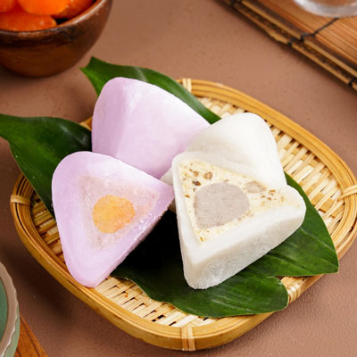 花菓子冰粽(黃金紫薯芋泥+鮮菇香芋滷肉)/盒