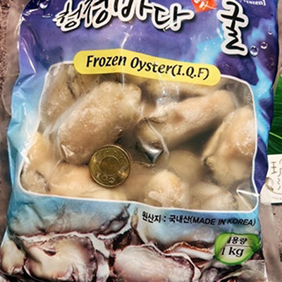 生蠔韓國原裝去殼牡蠣(1000g±5%/袋)