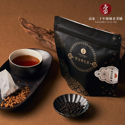 黑金養生茶純老菜脯茶包70g±4.5g/10入/袋