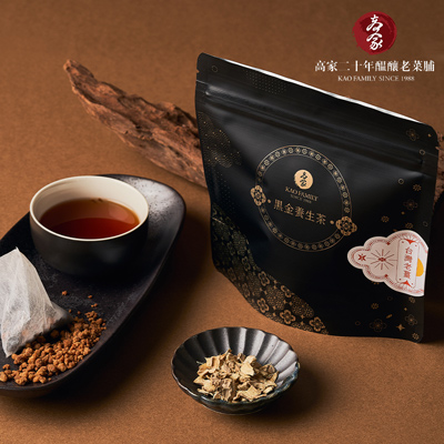 黑金養生茶台灣老薑茶包70g±4.5g/10入/袋